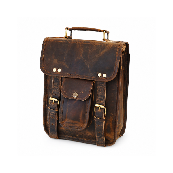 Khajuraho Crossbody | Leather Messenger Bag For Men & Women