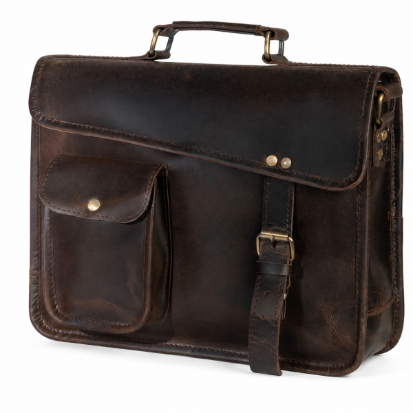 Hampi Satchel | Leather Crossbody Bag For Unisex