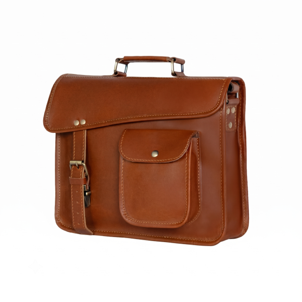 The Awadh | Leather Messenger Bag For Men & Women