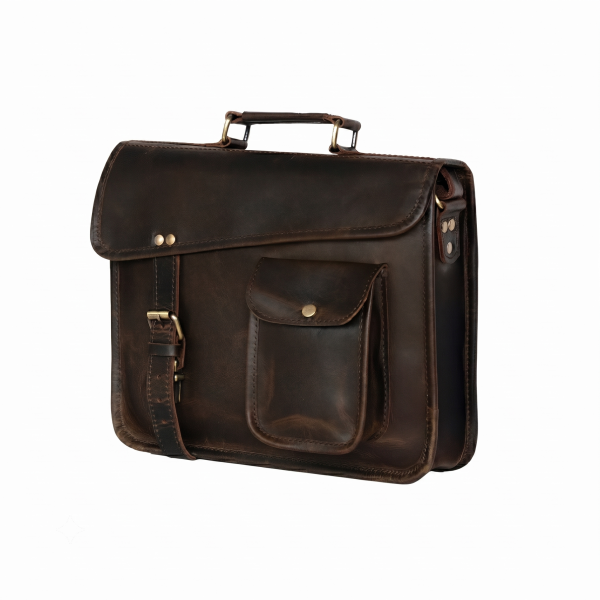 Hampi Satchel | Leather Crossbody Bag For Unisex