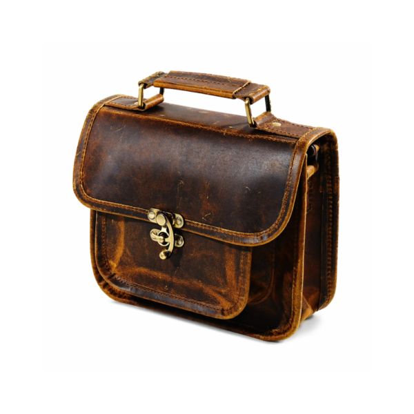 Jodhana | Dark Brown Leather Crossbody Bag For Women
