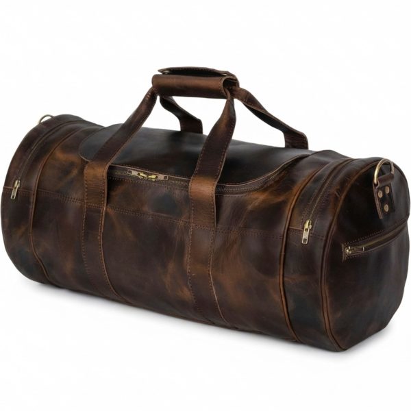 The Ranthambore | Unisex Leather Duffle